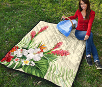 Wonderful Hibiscus Flower Premium Quilt - Polynesian Pride