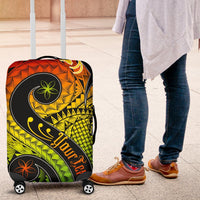 Papua New Guinea Personalised Luggage Covers - PNG Bird And Polynesian Decorative Pattern - Polynesian Pride