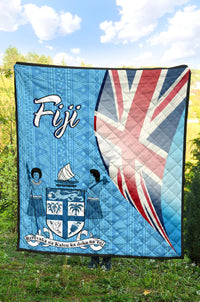 Fiji Polynesian Premium Quilt - Fiji Flag - Polynesian Pride