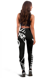 Kanaka White Polynesian Women's Leggings - Polynesian Pride