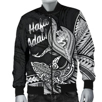 Guam Men's Bomber Jacket - Hafa Adai Polynesian Patterns - Polynesian Pride