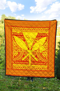 Hawaii Polynesian Kanaka Maoli Premium Quilt - Polynesian Pride