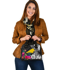 Tokelau Shoulder Handbag - Turtle Plumeria Banana Leaf - Polynesian Pride
