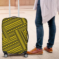 Polynesian Nation Yellow Luggage Covers - Polynesian Pride