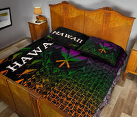 Hawaii Quilt Bed Set - Kanaka Maoli Rocket Style - Polynesian Pride