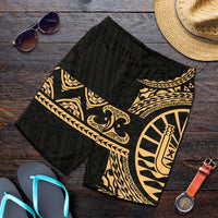 Tahiti Polynesian All Over Print Men's Short - Gold Version - Polynesian Pride