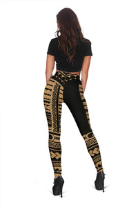 Hawaii Polynesian Leggings Golden - Fashion - Polynesian Pride
