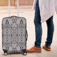 Polynesian Lauhala Mix White Luggage Covers - Polynesian Pride