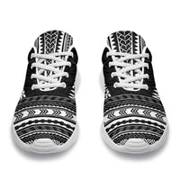 Marshall Islands Sporty Sneakers - Polynesian Chief Black Version - Polynesian Pride