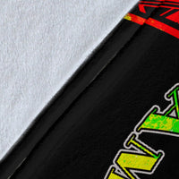 American Samoa Premium Blanket - Reggae Curve Style - Polynesian Pride