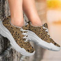 Polynesian Culture Gold Chunky Sneakers - Polynesian Pride