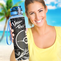 Yap State Custom Personalised Hydro Tracking Bottle - Wings Style - Polynesian Pride