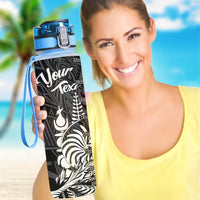 New Caledonia Custom Personalised Hydro Tracking Bottle - Wings Style - Polynesian Pride