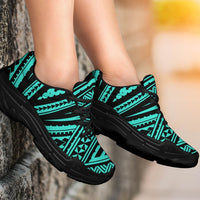 Polynesian Tatau Turquoise Chunky Sneakers - Polynesian Pride