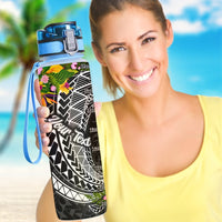 Chuuk State Custom Personalised Hydro Tracking Bottle - Seal Spiral Polynesian Patterns - Polynesian Pride