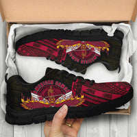 American Samoa Sneakers - Polynesian Patterns Warrior - Polynesian Pride