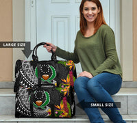 Pohnpei State Travel Bag - Custom Personalised Seal Spiral Polynesian Patterns - Polynesian Pride