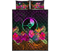 YAP Quilt Bed Set - Summer Hibiscus - Polynesian Pride