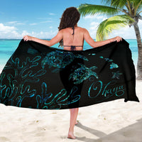 Hawaii Turtle Ohana Paua Shell Sarong - AH - Polynesian Pride