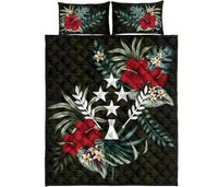 Kosrae Polynesian Quilt Bed Set - Special Hibiscus - Polynesian Pride
