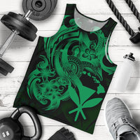 Polynesian Hawaii Men's Tank Top - Kanaka Maoli Green Turtle - Polynesian Pride