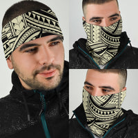 Polynesian Lines Tatau Beige Unisex Bandana - Polynesian Pride