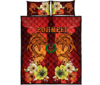 Pohnpei Quilt Bed Sets - Tribal Tuna Fish - Polynesian Pride