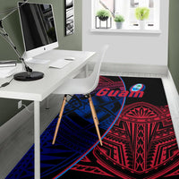 Guam Rugby Area Rug Impressive Version - Polynesian Pride