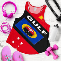 Papua New Guinea Women's Racerback Tank - Gulf Province Red - Polynesian Pride