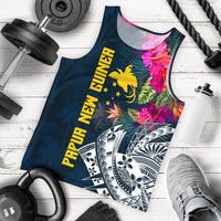 Papua New Guinea Men's Tank Top - Summer Vibes Blue - Polynesian Pride