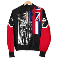 Hawaii King Flag Men's Bomber Jacket - Polynesian Pride