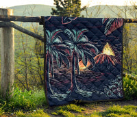 Night On The Land Premium Quilt - Polynesian Pride