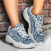 Polynesian hawaiian style tribal tattoo Chunky Sneakers - Polynesian Pride