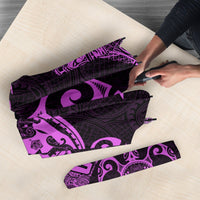 Guam Umbrella Turtle Coat of Arms Polynesian Pattern Violet Umbrella - TH0 One Size Violet - Polynesian Pride