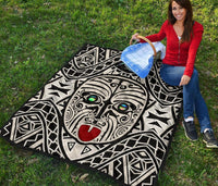 Integrity Maori Ta Moko Premium Quilt Kiwi and Paua - Polynesian Pride