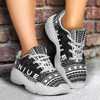 Niue Chunky Sneakers - Polynesian Chief Black Version - Polynesian Pride