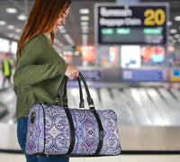 Polynesian Symmetry Gardient Violet Hawaii Travel Bag - Polynesian Pride