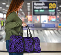 Polynesian Seamless Violet Hawaii Travel Bag - Polynesian Pride