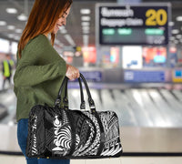 New Caledonia Travel Bag - Coat of Arms Custom Personalised Wings Style - Polynesian Pride