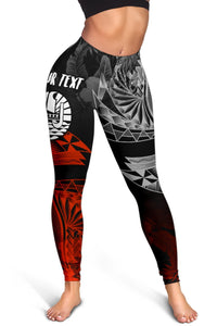 Tahiti Polynesian Personalised Women's Leggings - Vintage Polynesian Turtle - Polynesian Pride