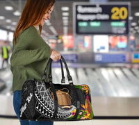 Tokelau Travel Bag - Custom Personalised Seal Spiral Polynesian Patterns - Polynesian Pride