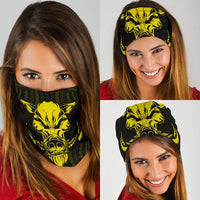 Hawaii Wild Boar Kamapua'a Polynesian Bandana 3-Pack - Yellow - Polynesian Pride