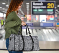 Polynesian Lauhala Mix White Hawaii Travel Bag - Polynesian Pride