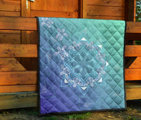 Flower Turtle Premium Quilt - Polynesian Pride