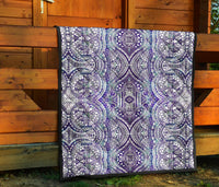 Polynesian Premium Quilt Violet - Polynesian Pride