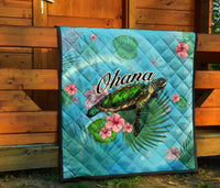 Ohana Turtle Premium Quilt - Polynesian Pride
