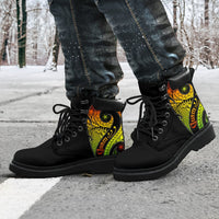 Guam All - Season Boots - Guam Polynesian Decorative Patterns - Polynesian Pride