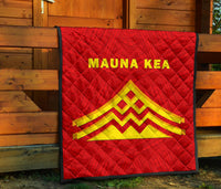Hawaii Mauna Kea Polynesian Premium Quilt - Polynesian Pride