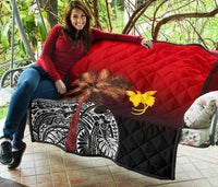 Papua New Guinea Premium Quilt - Polynesian Palm Tree - Polynesian Pride