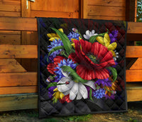 Blooming Flower Premium Quilt - Polynesian Pride
